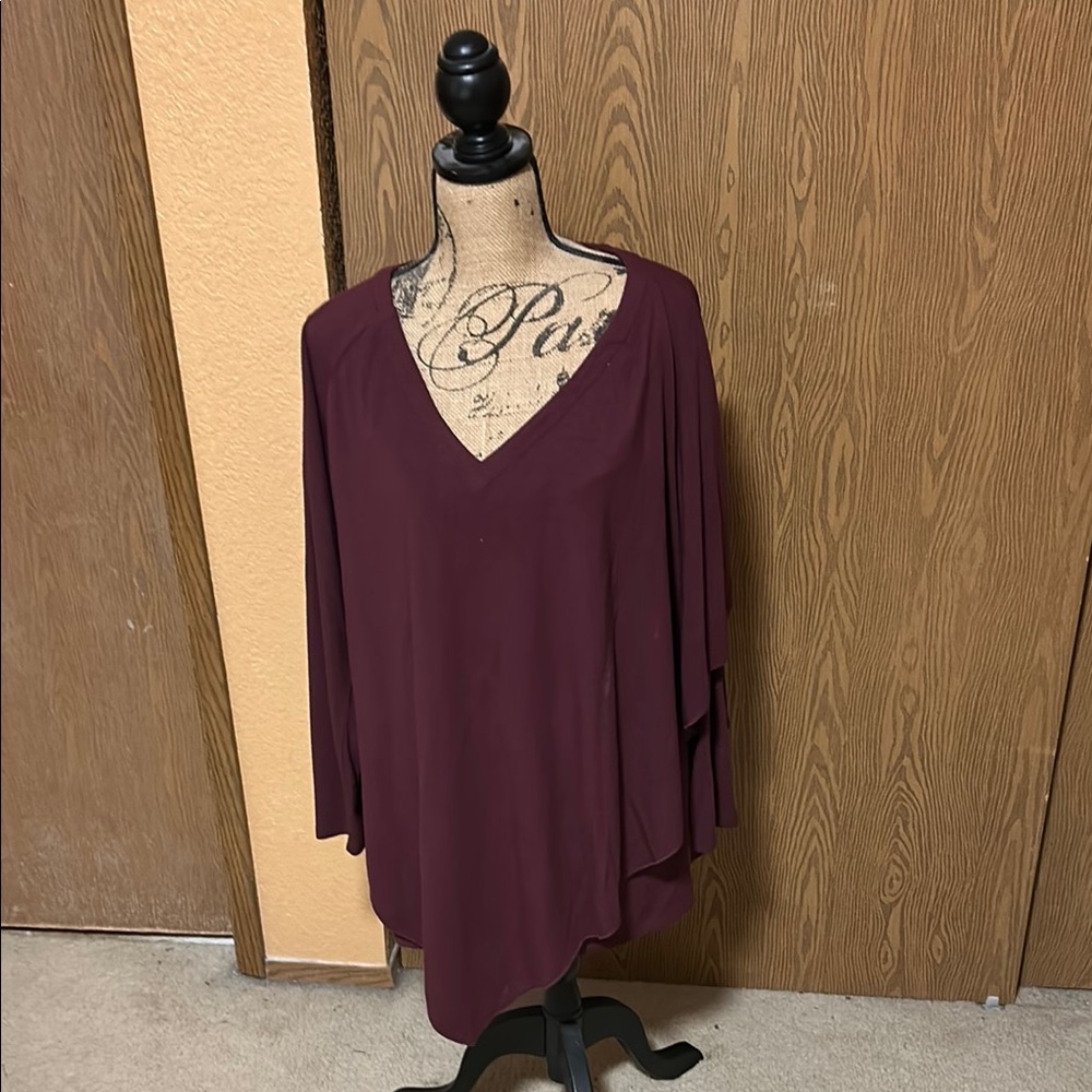 Soft Surroundings Red Asymmetrical Tunic